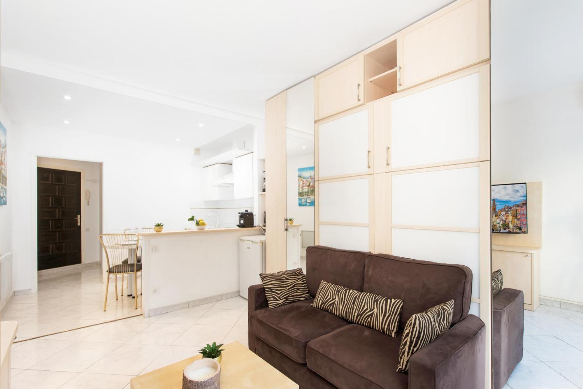 Cosy Studio - Residence Front De Mer - Menton Exteriér fotografie